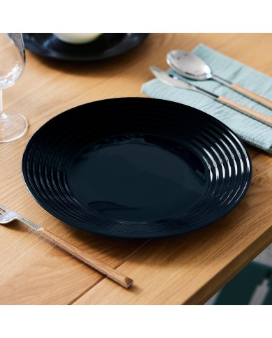 Service de table 18 pièces Harena Black Luminarc