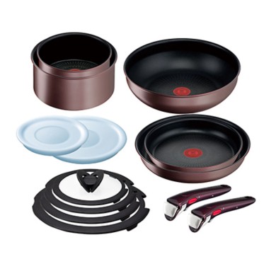 Batterie de cuisine 13 pièces Ingenio IH Brown Unlimited Tefal