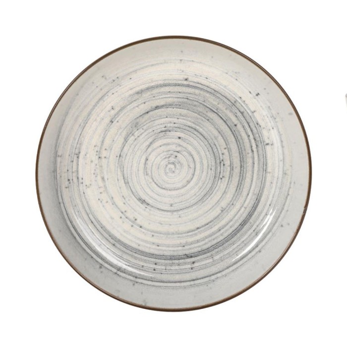 Assiette creuse 23cm Vortex La Mediterranea