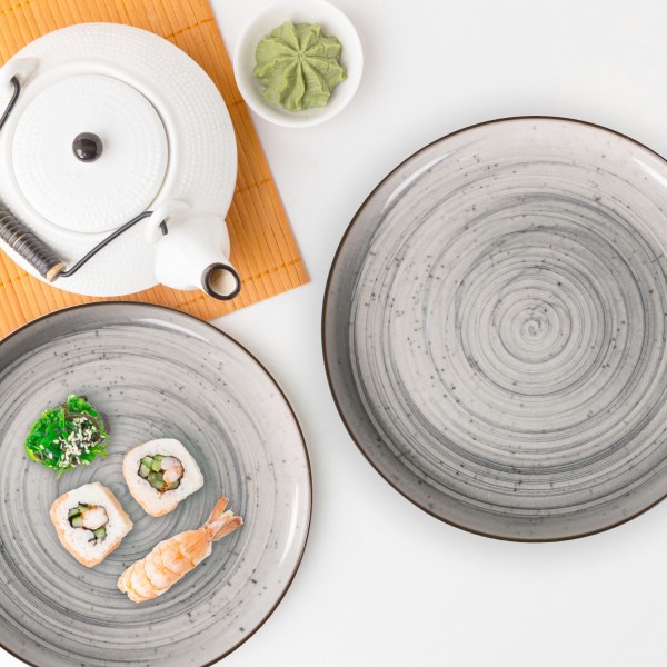 Assiette creuse 18cm Vortex La Mediterranea