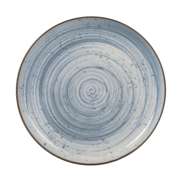 Assiette plate 25cm Swirl La Mediterranea