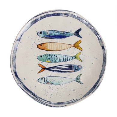 Assiette plate 26cm Peixe La Mediterranea Assiette plate 26cm Peixe La Mediterranea