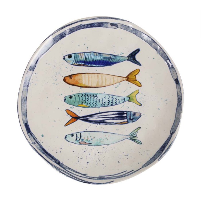 Assiette plate 26cm Peixe La Mediterranea