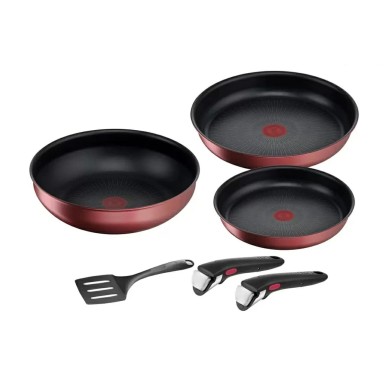 Batterie de cuisine 6 pièces Ingenio IH Garnet Unlimited Tefal Batterie de cuisine 6 pièces Ingenio IH Garnet Unlimited Tefal