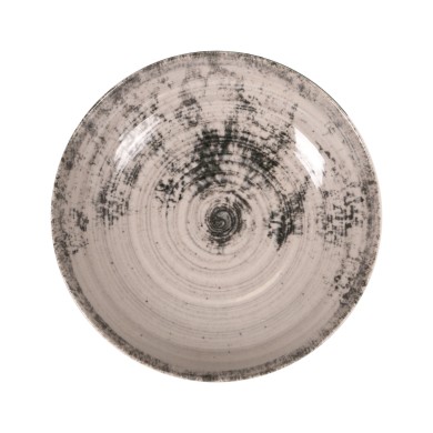 Assiette creuse 23cm Aspe Gris La Mediterranea Assiette creuse 23cm Aspe Gris La Mediterranea