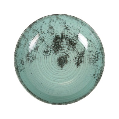 Assiette creuse 23cm Aspe Turquoise La Mediterranea Assiette creuse 23cm Aspe Turquoise La Mediterranea