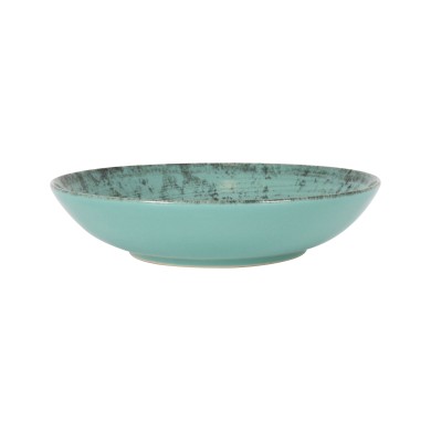 Assiette creuse 23cm Aspe Turquoise La Mediterranea Assiette creuse 23cm Aspe Turquoise La Mediterranea