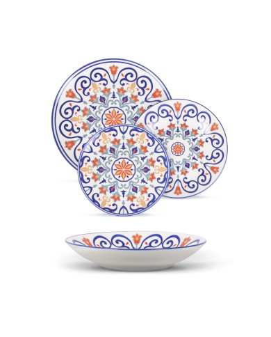 Service de table 12 pièces Florentine Santa Clara