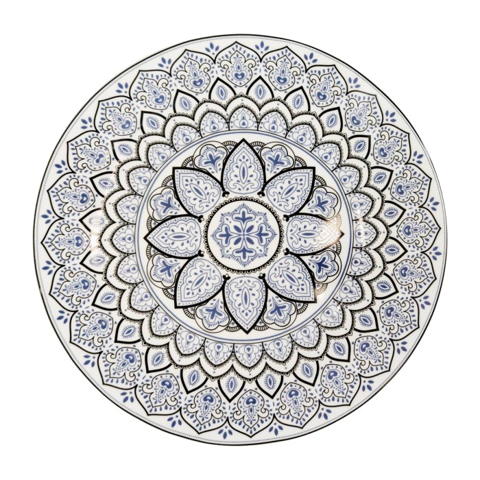 Assiette plate 27cm Jaipur Santa Clara
