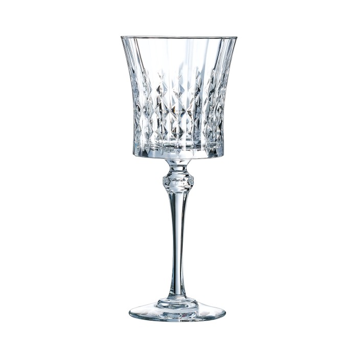 Verre à pied 27cl Lady Diamond Cristal d'Arques