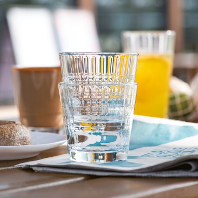 Verre forme basse 26cl Stack Up Cross