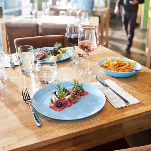 Assiette plate 27cm Diwali Light Blue Luminarc