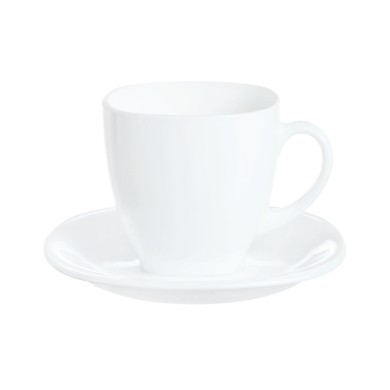 Service de 6 tasses 22cl et sous-tasses Carine Luminarc Service de 6 tasses 22cl et sous-tasses Carine Luminarc