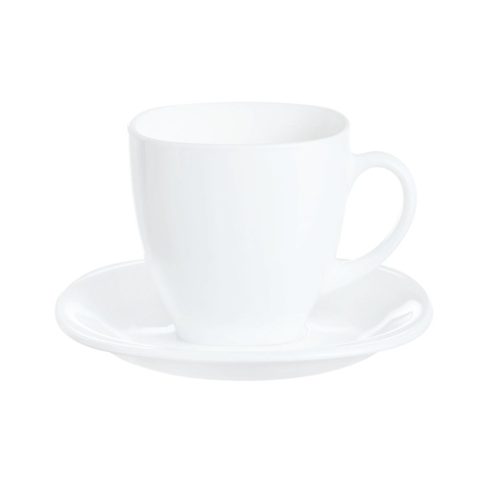 Service de 6 tasses 22cl et sous-tasses Carine Luminarc