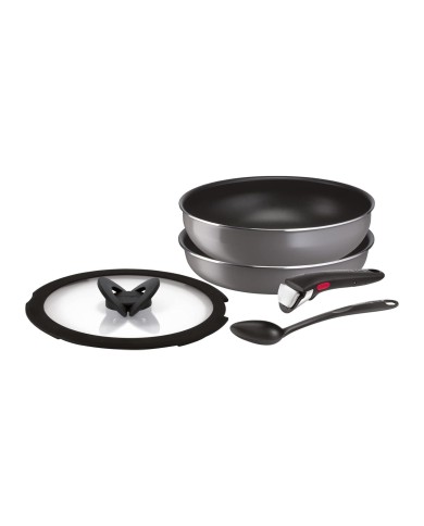 Batterie de cuisine 5 pièces Ingenio Neo Fraise Grey Tefal