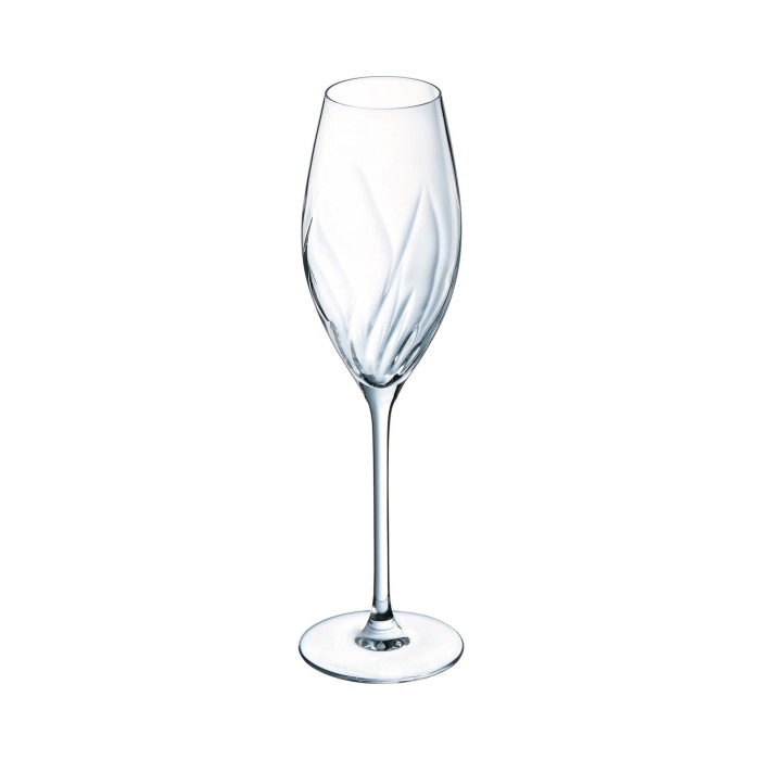 Flûte à champagne 24cl Swirly Cristal d'Arques