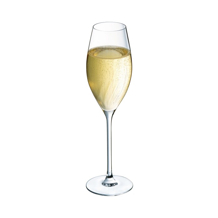 Flûte à champagne 24cl Swirly Cristal d'Arques