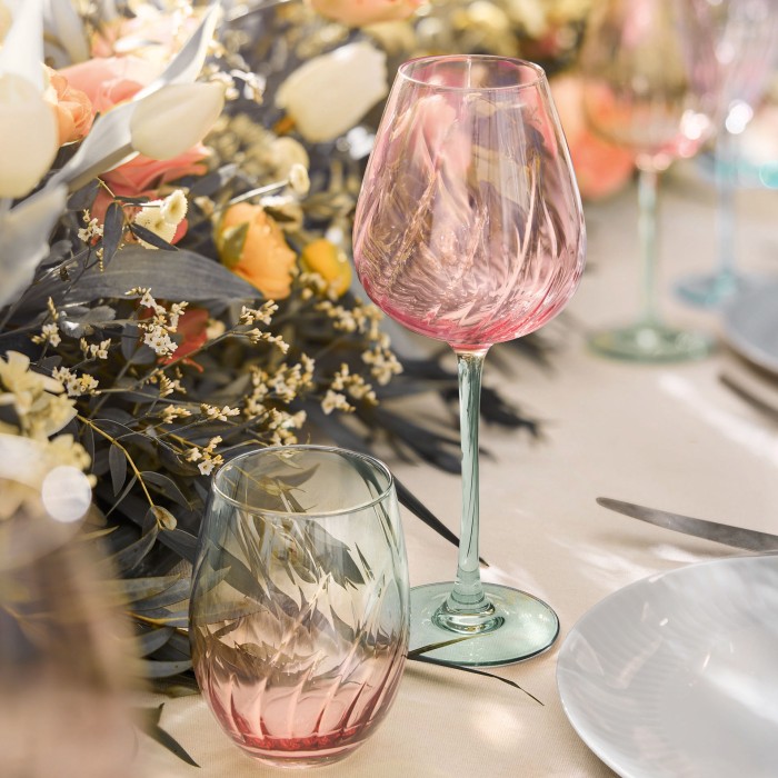 Verre à pied 47cl Swirly Spring Cristal d'Arques