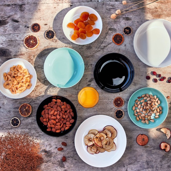 Assiette à couscous turquoise 21cm Friend's Time Luminarc