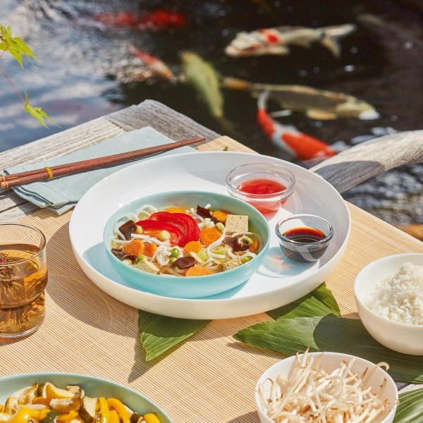 Assiette à couscous turquoise 21cm Friend's Time Luminarc