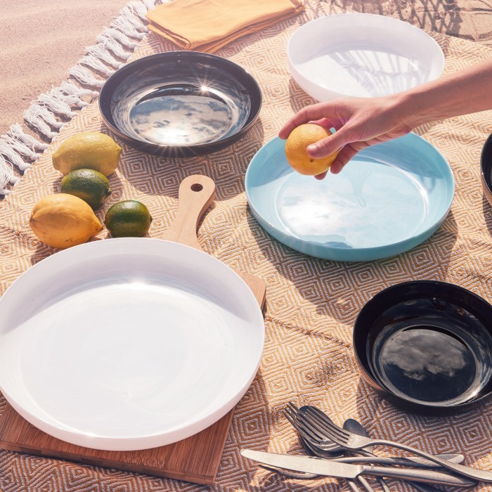 Assiette à couscous turquoise 25cm Friend's Time Luminarc