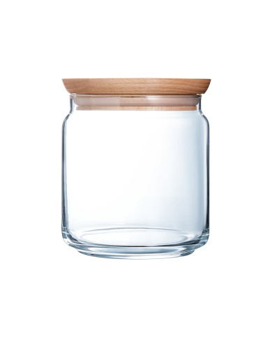 Pot de conservation 0,75L Pure Jar Wood Luminarc