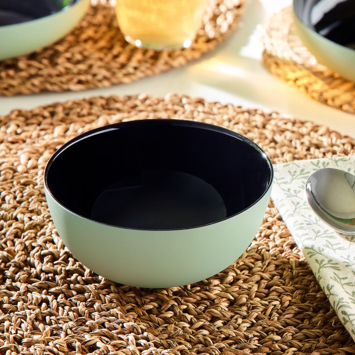 Coupelle 12cm Vicky Noir Sauge Luminarc