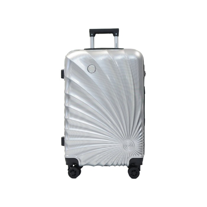 Valise taille cabine 41x60x25cm silver en polycarbonate DANIEL HECHTER