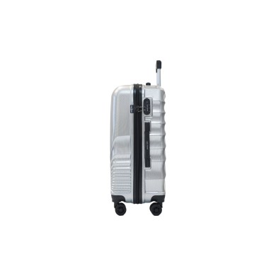 Valise taille cabine 34x48x21cm silver en polycarbonate Valise taille cabine 34x48x21cm silver en polycarbonate