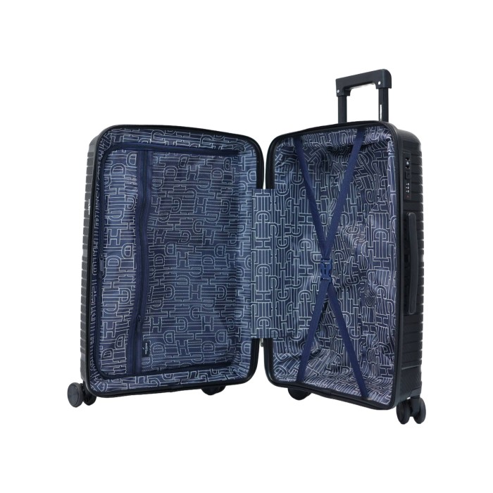Valise taille moyenne 64x43x26cm black Monaco DANIEL HECHTER