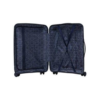 Valise taille moyenne 64x43x26cm dark grey Monaco DANIEL HECHTER