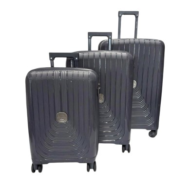 Set de 3 valises 35, 62, 98L dark grey Nice DANIEL HECHTER