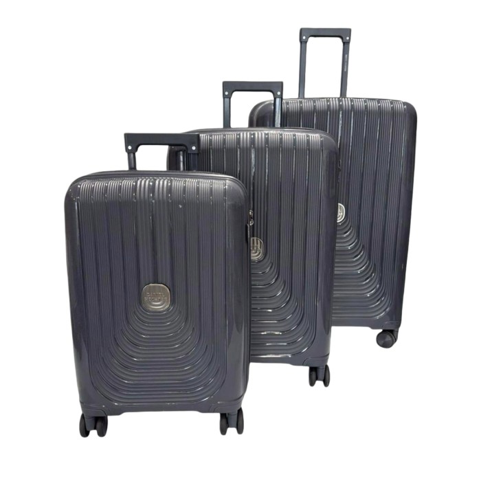 Set de 3 valises 35, 62, 98L dark grey Nice DANIEL HECHTER