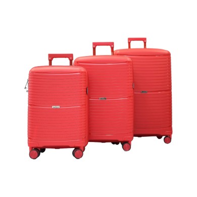 Set de 3 valises 36, 66 et 102L red Monaco DANIEL HECHTER