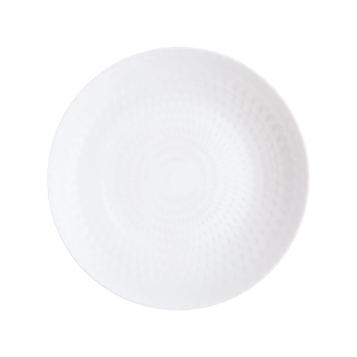 Assiette creuse 20cm Pampille Blanc Luminarc