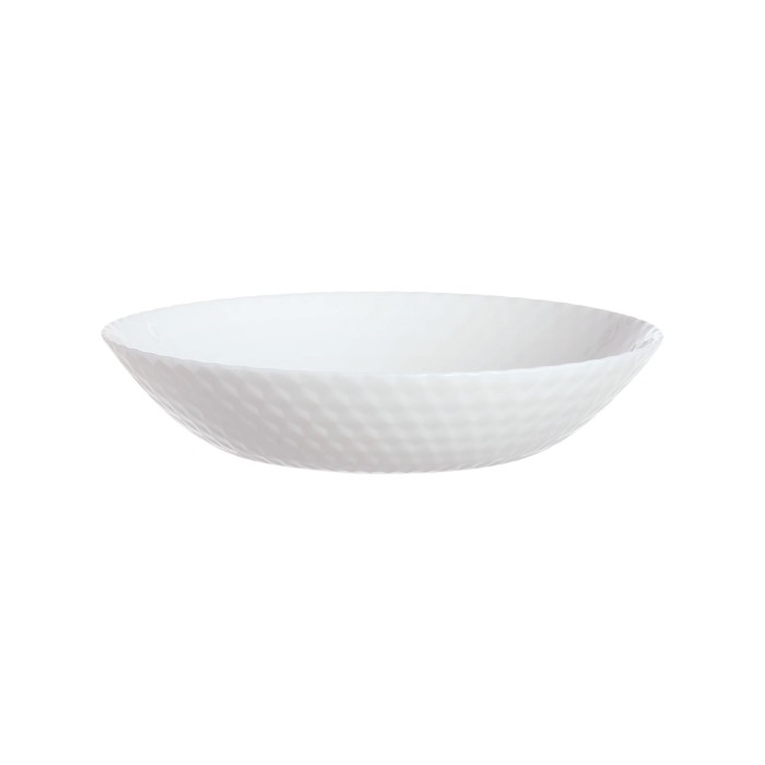 Assiette creuse 20cm Pampille Blanc Luminarc
