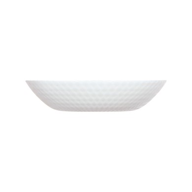 Assiette creuse 20cm Pampille Blanc Assiette creuse 20cm Pampille Blanc
