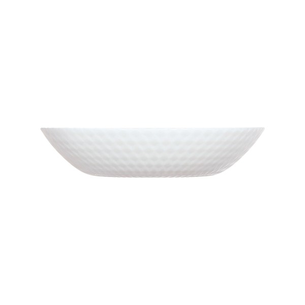 Assiette creuse 20cm Pampille Blanc Luminarc