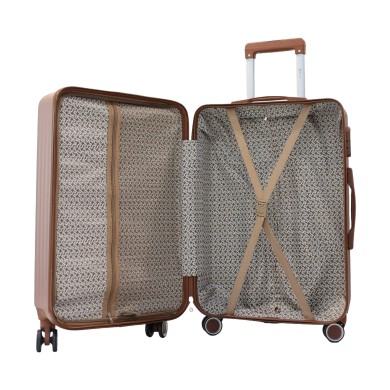 Valise taille grande 49x29x77cm rose gold TR3 Texier