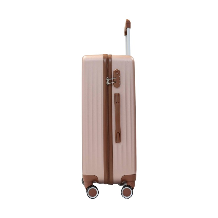 Valise taille grande 49x29x77cm rose gold TR3 Texier