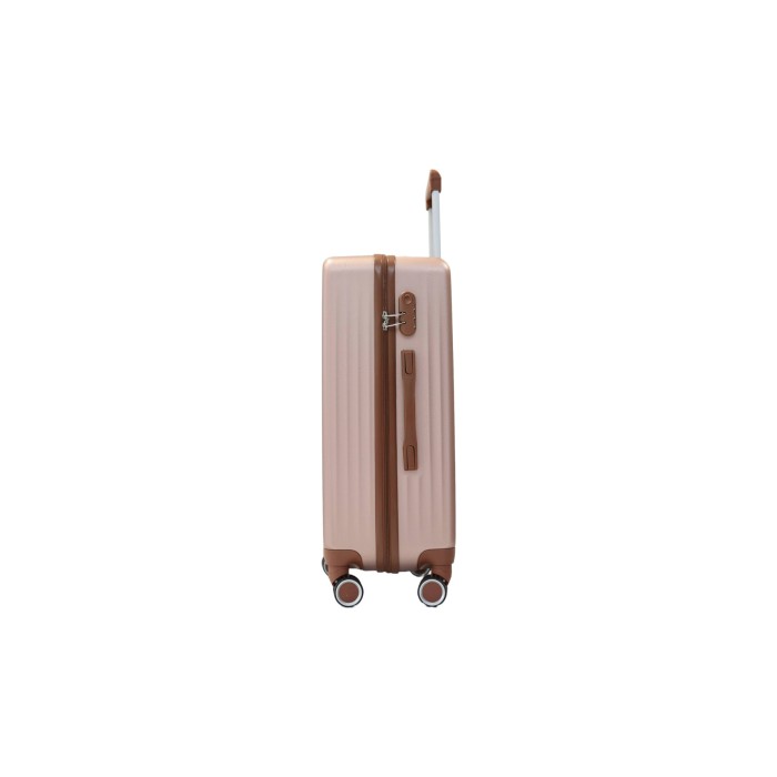 Valise taille cabine 36x22,5x56cm rose gold TR3 Texier