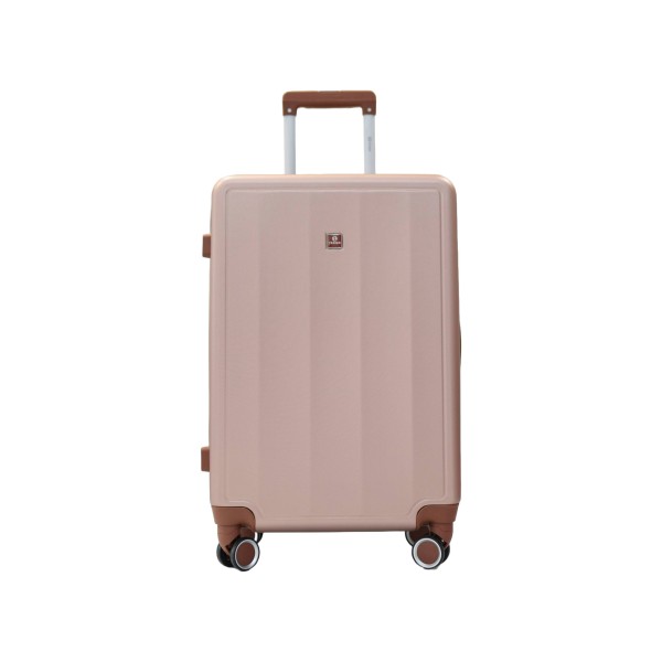 Valise taille moyenne 43,5x26x67cm rose gold TR3 Texier