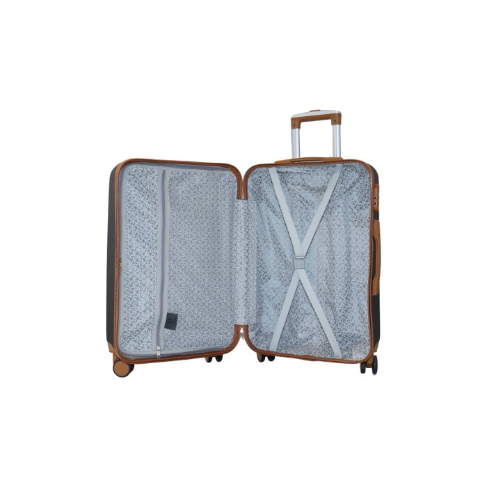 Valise taille cabine 22x56x38cm anthracite TR Texier