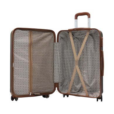 Valise taille grande 49x29x77cm champagne TR2 Texier