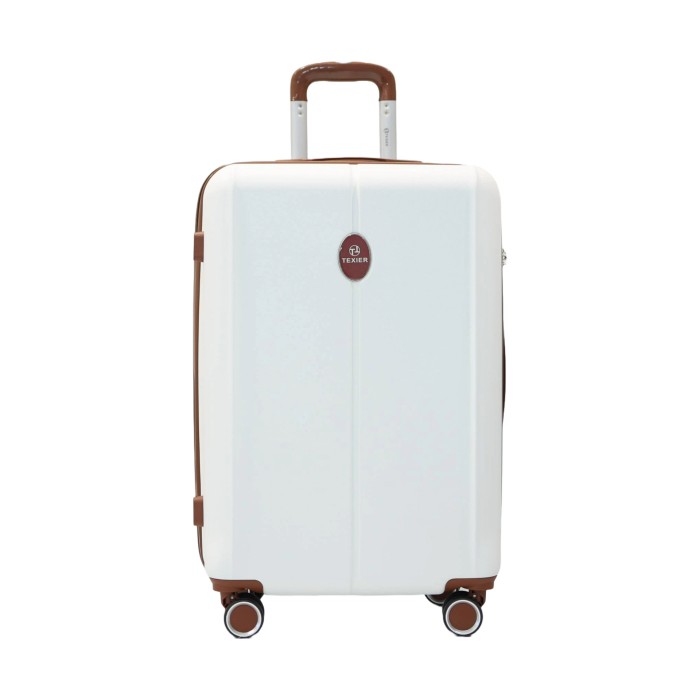 Valise taille grande 49x29x77cm creme TR2 Texier