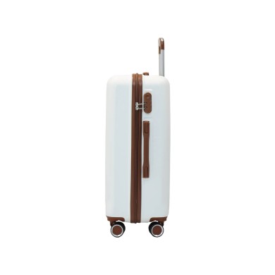 Valise taille moyenne 43,5x26x67cm creme TR2 Valise taille moyenne 43,5x26x67cm creme TR2