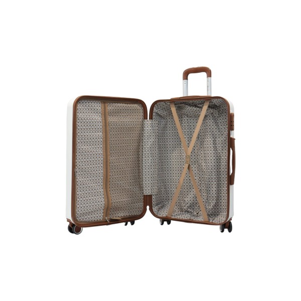 Valise taille cabine 36,5x22,5x55cm creme TR2 Texier