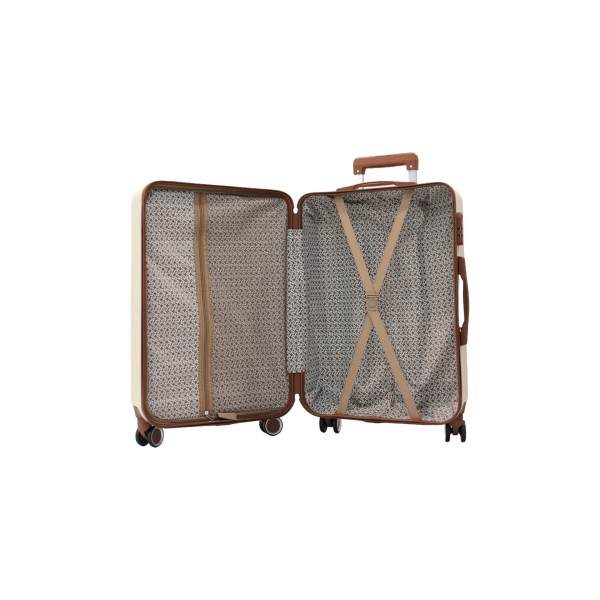 Valise taille cabine 36x22,5x56cm beige TR3 Texier