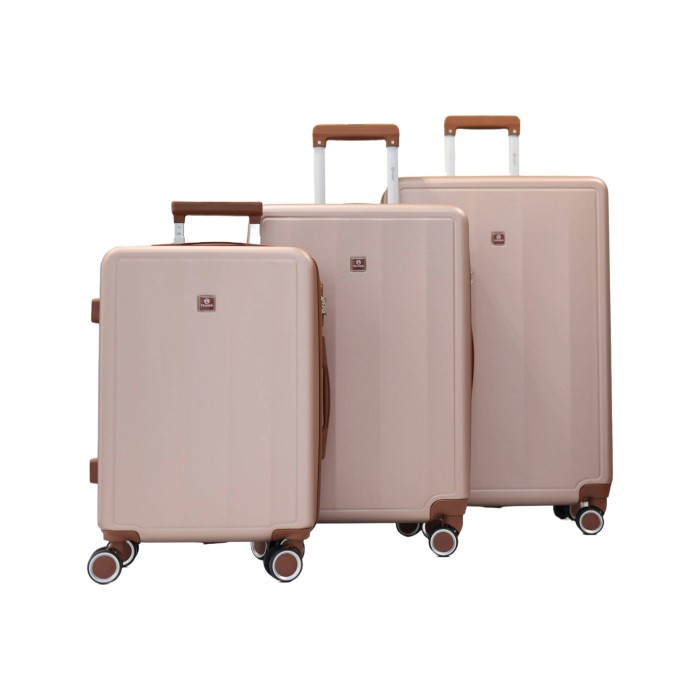 Set de 3 valises 41, 64 et 96L rose gold TR3 Texier