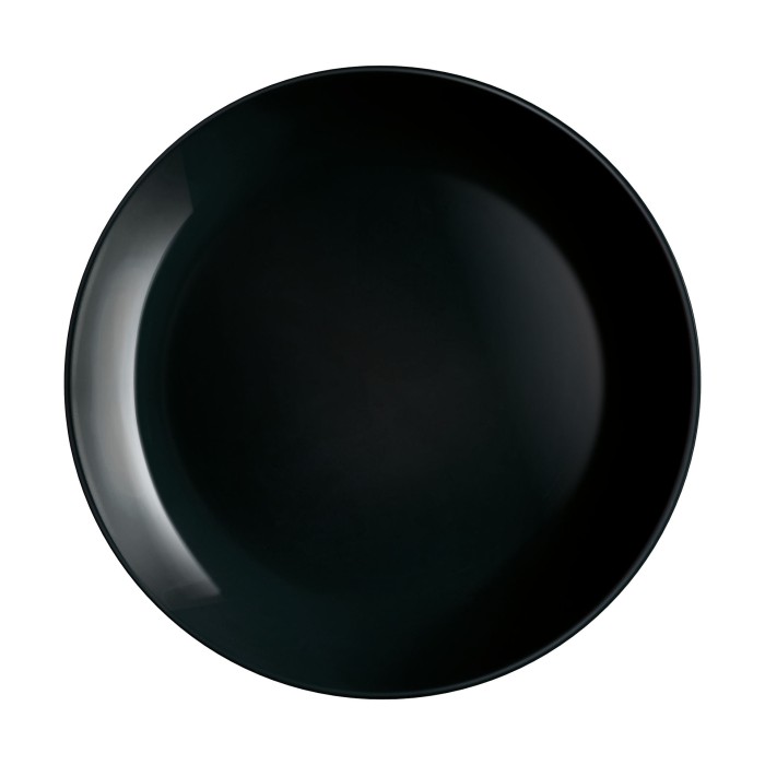 Assiette plate 25cm Diwali Noir Luminarc